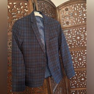 Boys Plaid Dress Jacket